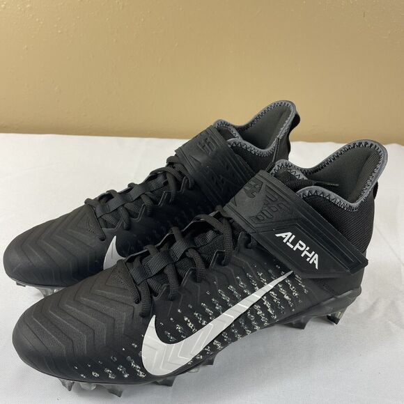 Nike Alpha Menace Pro 2 Mid Football Cleats Black Men’s Sz 11.5 (AQ3209-002) - Picture 1 of 10
